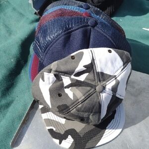 Stylish Camouflage and Navy Caps(7) NWT